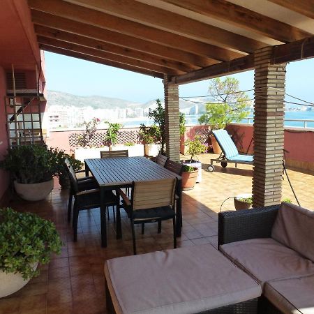 Appartamento Espectacular Terraza Y Vistas En 1A Linea De Playa Cullera Esterno foto