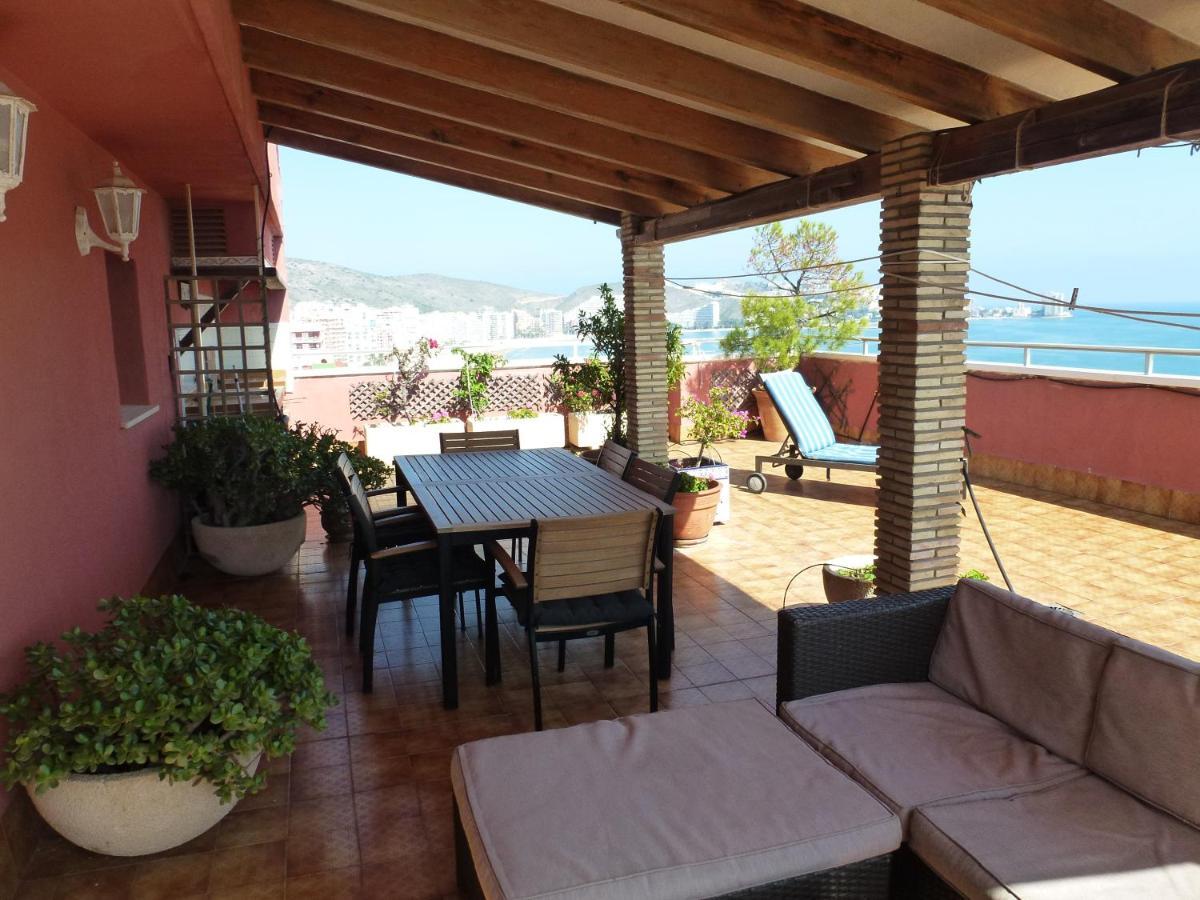 Appartamento Espectacular Terraza Y Vistas En 1A Linea De Playa Cullera Esterno foto