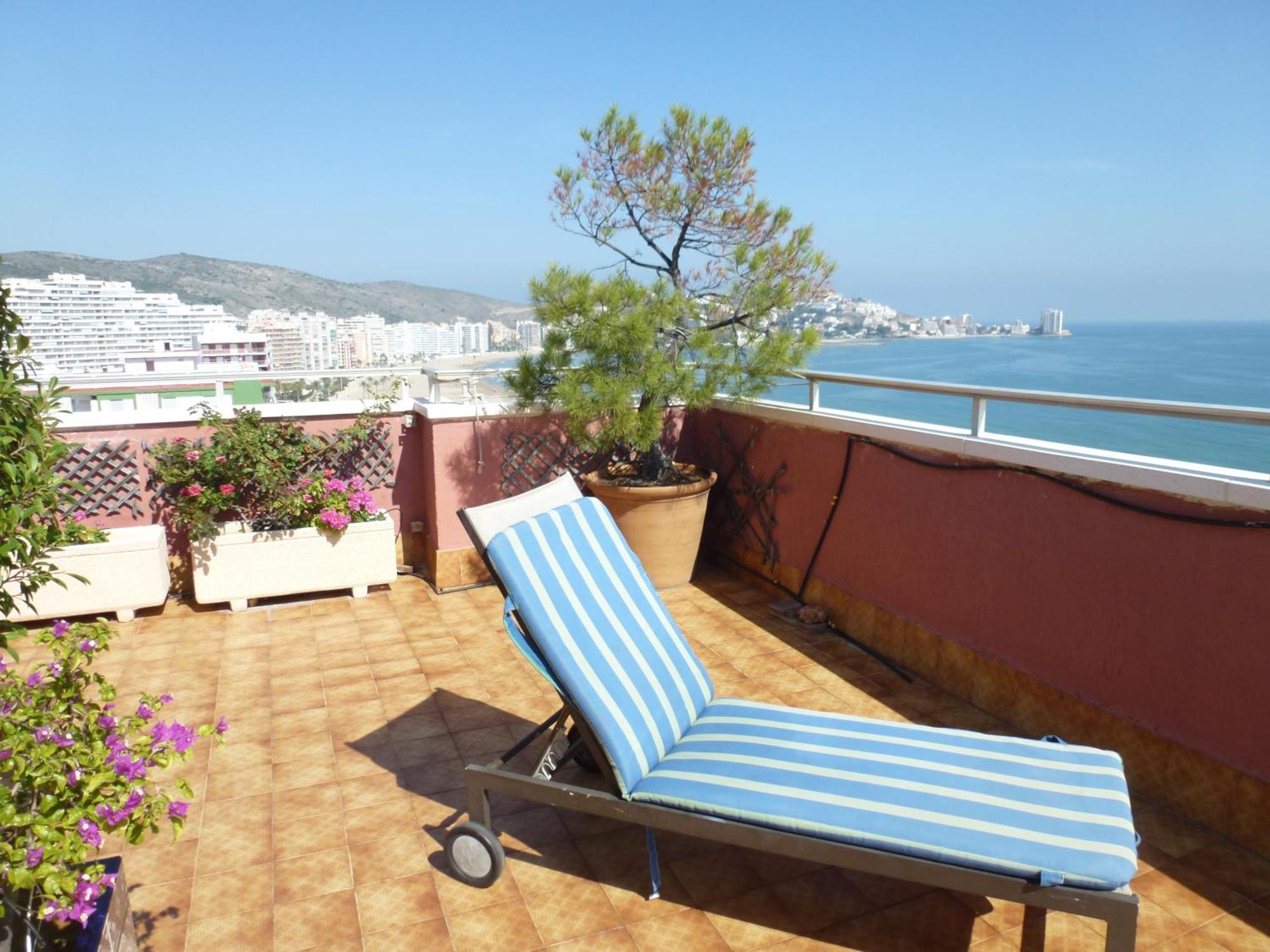 Appartamento Espectacular Terraza Y Vistas En 1A Linea De Playa Cullera Esterno foto